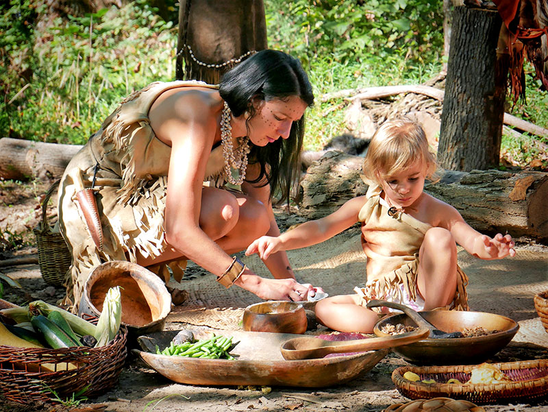 Powhatan Cooking with Child