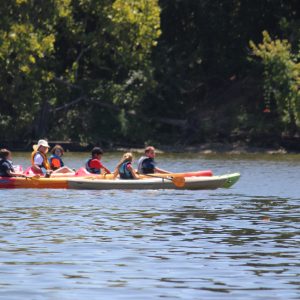 Summer Camp Kayaking on James River