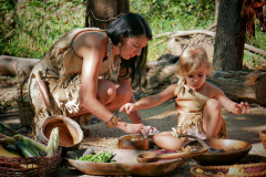 Powhatan with Child
